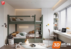 Children Room Scenes Skp FIles 